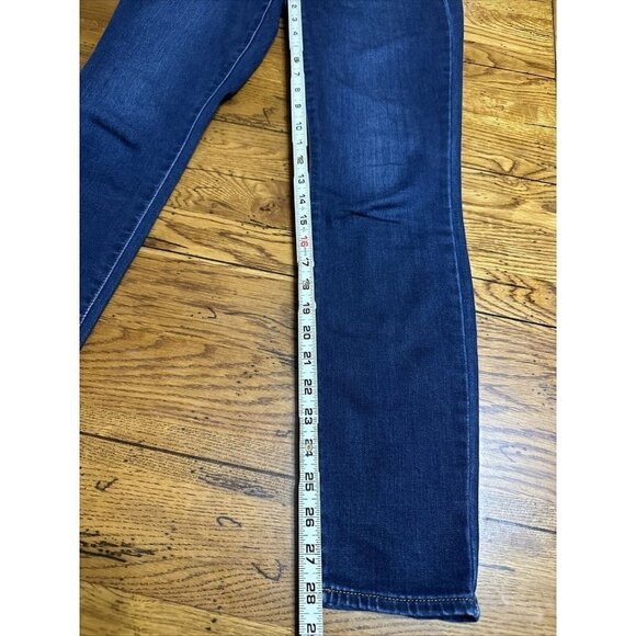 Old Navy Jeans Pop Icon Skinny Mid Rise Size 4 Dark Blue J18 - Picture 5 of 9